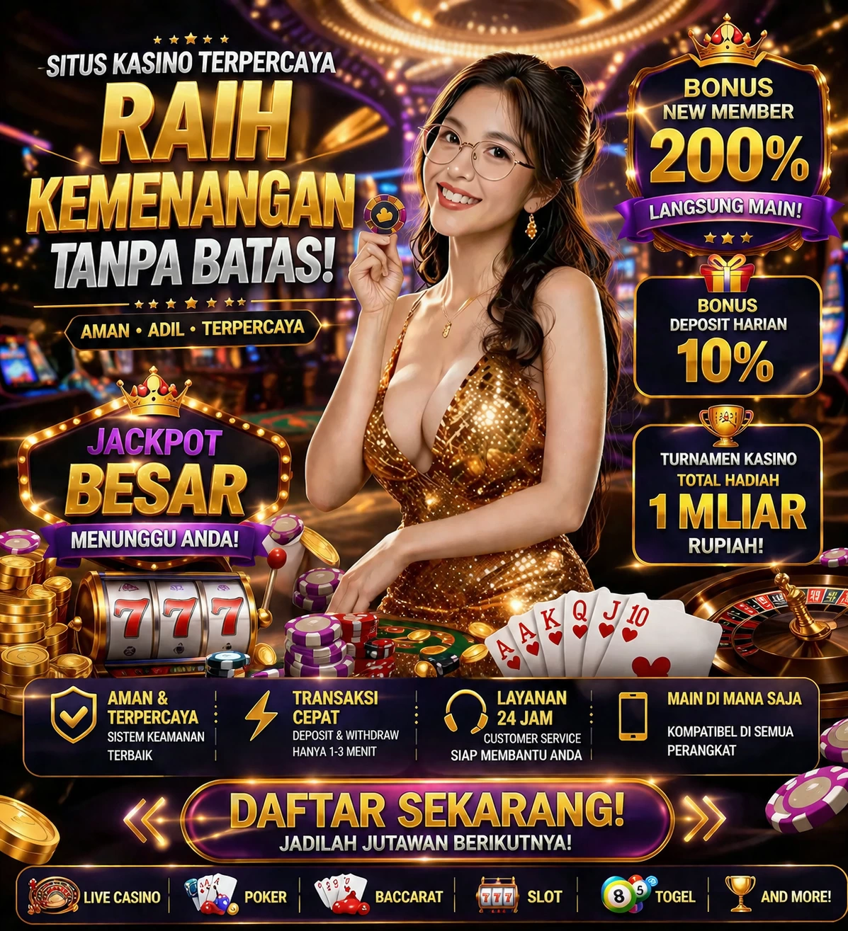 Roleta e blackjack 22cc